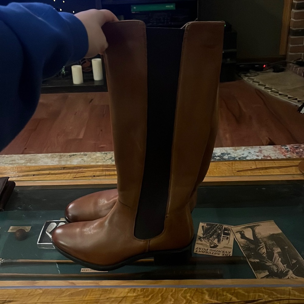 Women’s Aldo Brown Leather Boots - Size 7.5